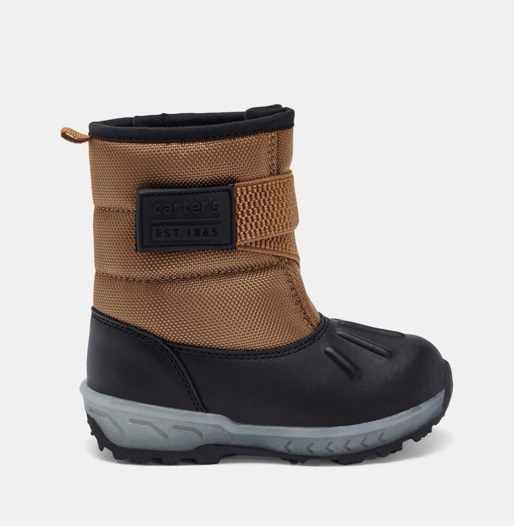 Carter's Toddler Light-Up Snow Boots (Brown/Black) MSRP $56.00
